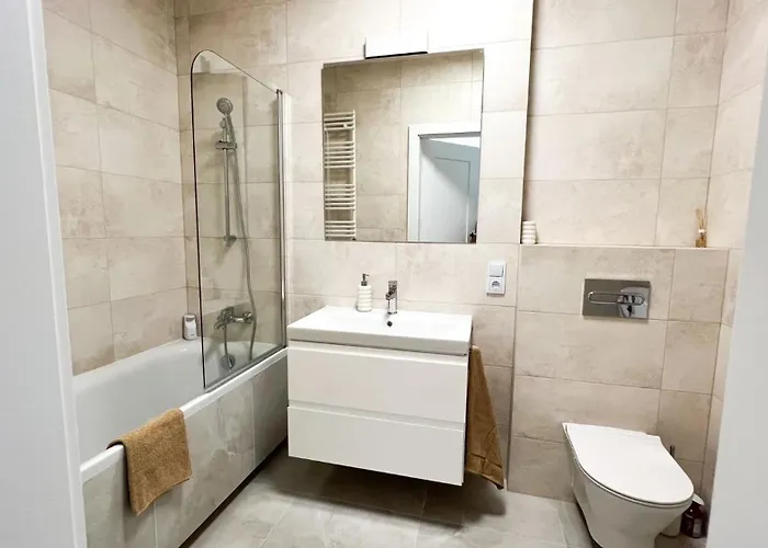 Sosnowa Bezplatny Parking アパート *